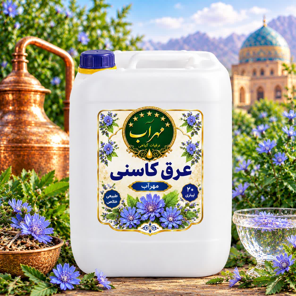 عرق کاسنی عمده گالن 20 لیتری