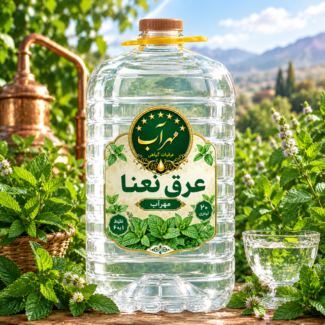 عرق نعنا کاشان 20 لیتری عمده